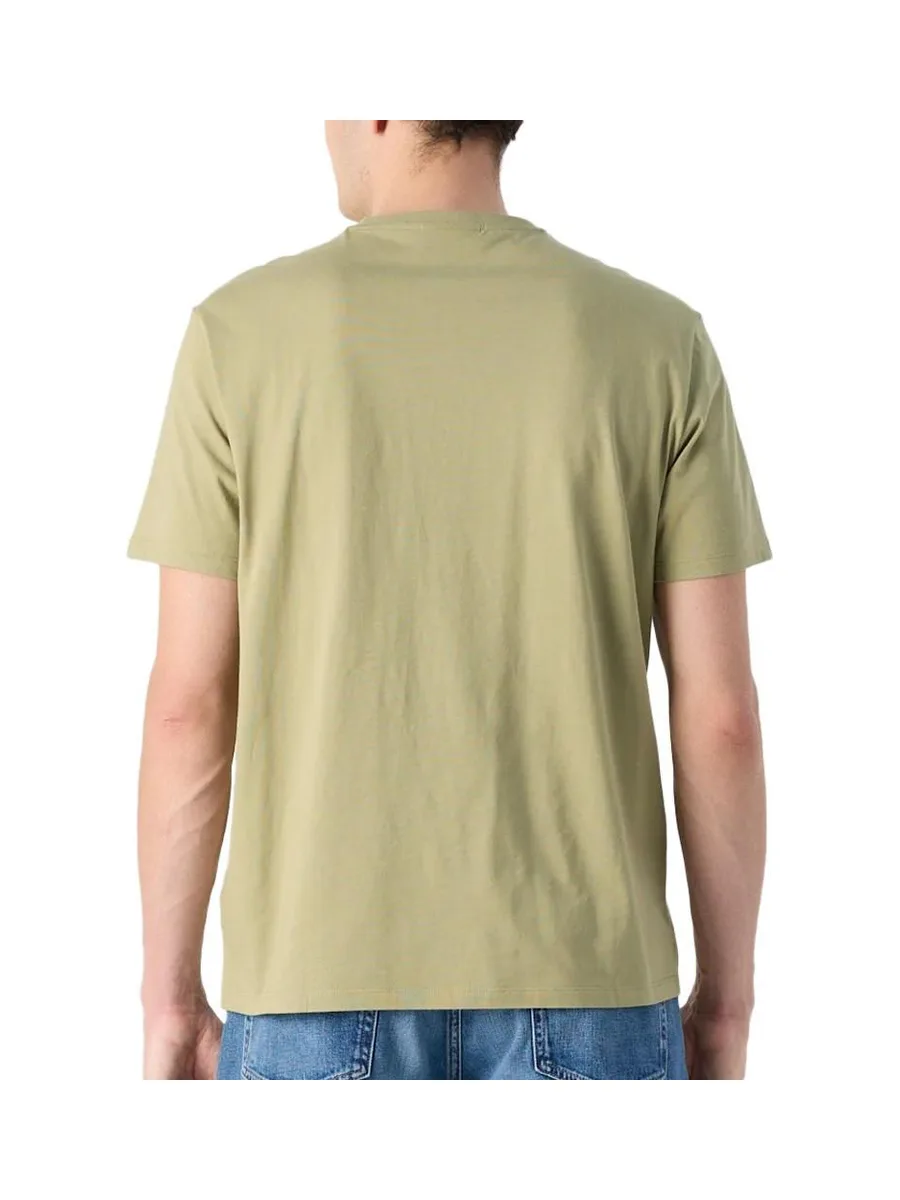 T-Shirt Vert Homme Calvin Klein Jeans Badge 30s 2