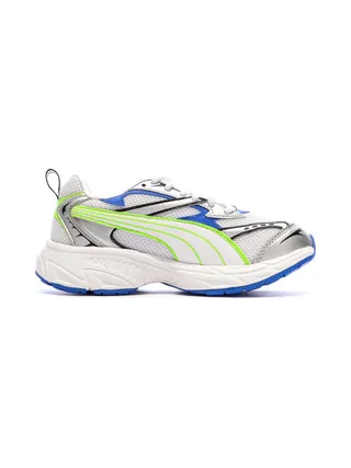 Baskets Blanches/Bleu Garçon Puma Morphic 2