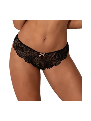 Tanga Noir Femme Les Petites Bombes Echo 1