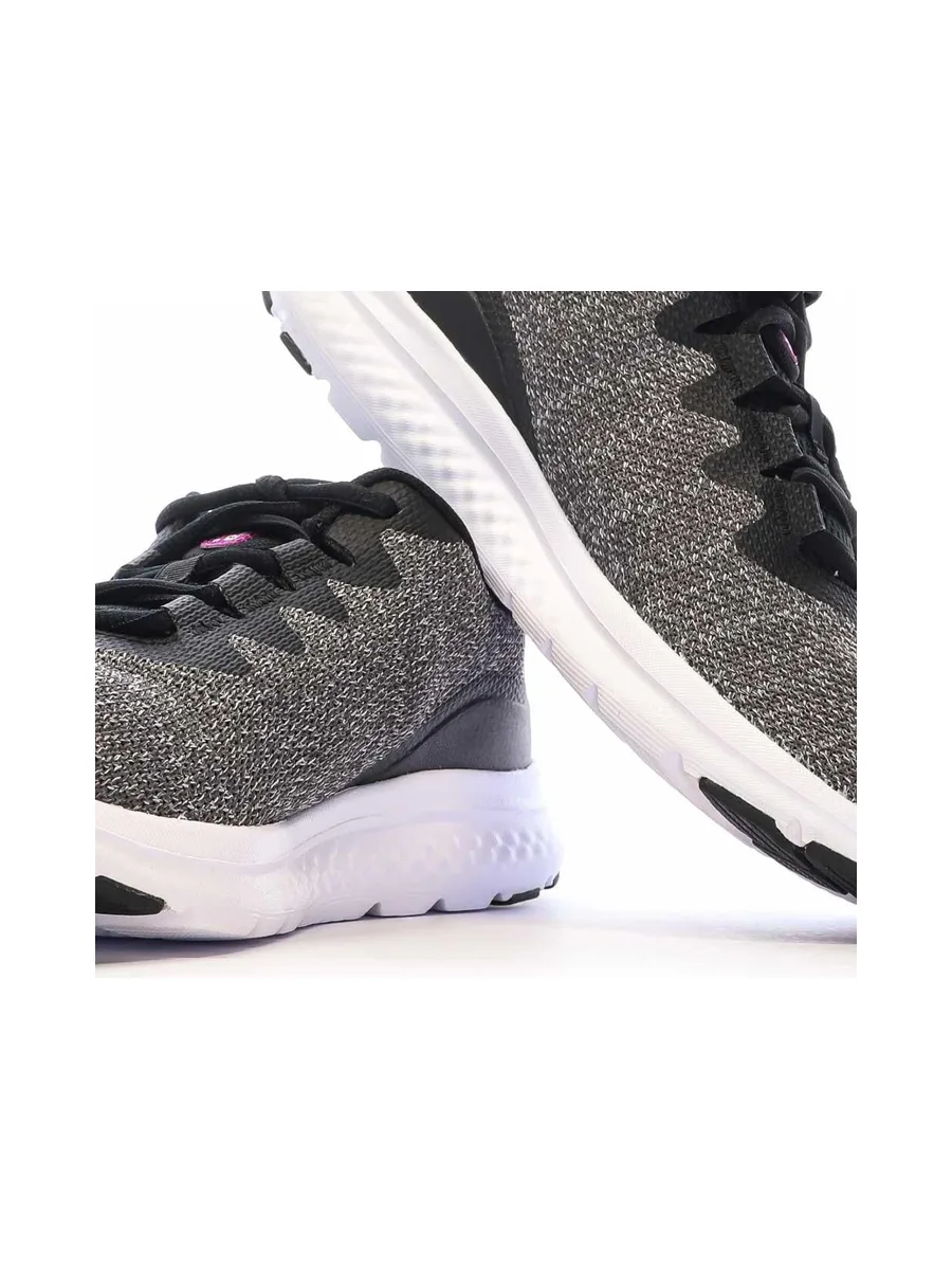 Chaussures de running Grises/Violettes Femme Under Armour Charged 8
