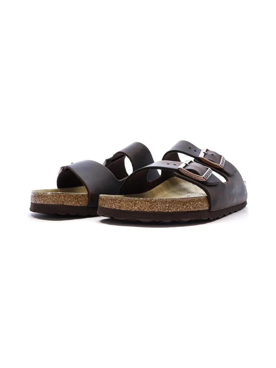 Sandales Marron Cuir Homme Birkenstock Arizona 7