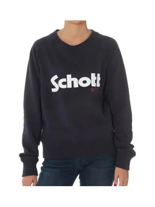 Sweat Marine Femme Schott Ginger1 1