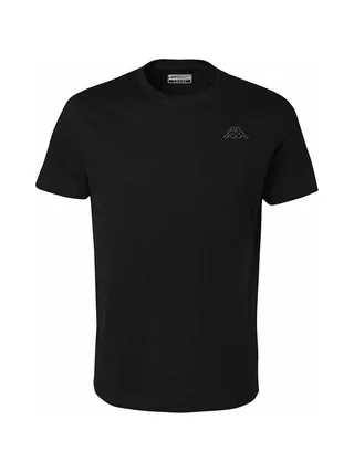 T-shirt Noir Homme Kappa Cafers 1