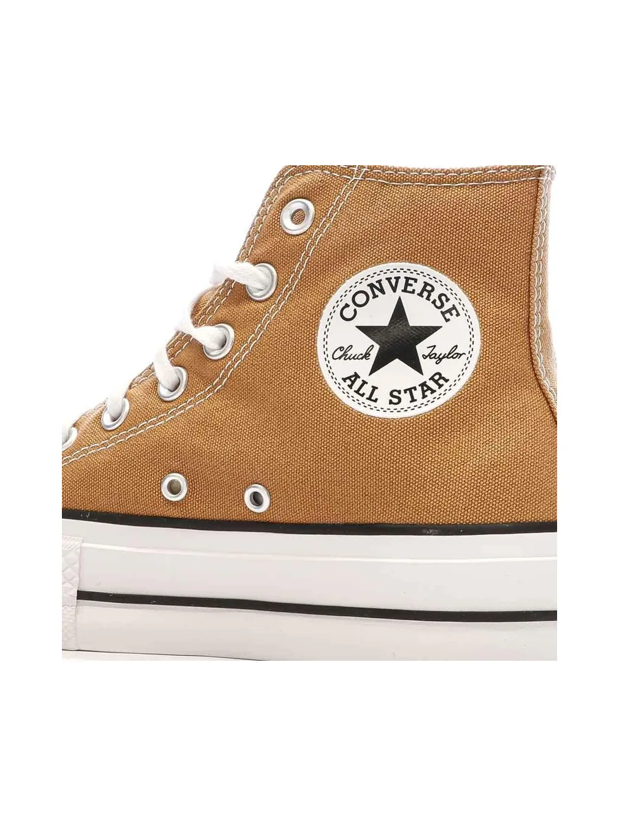 Baskets Jaune Converse Femme Chuck Taylor All Star Lift 8