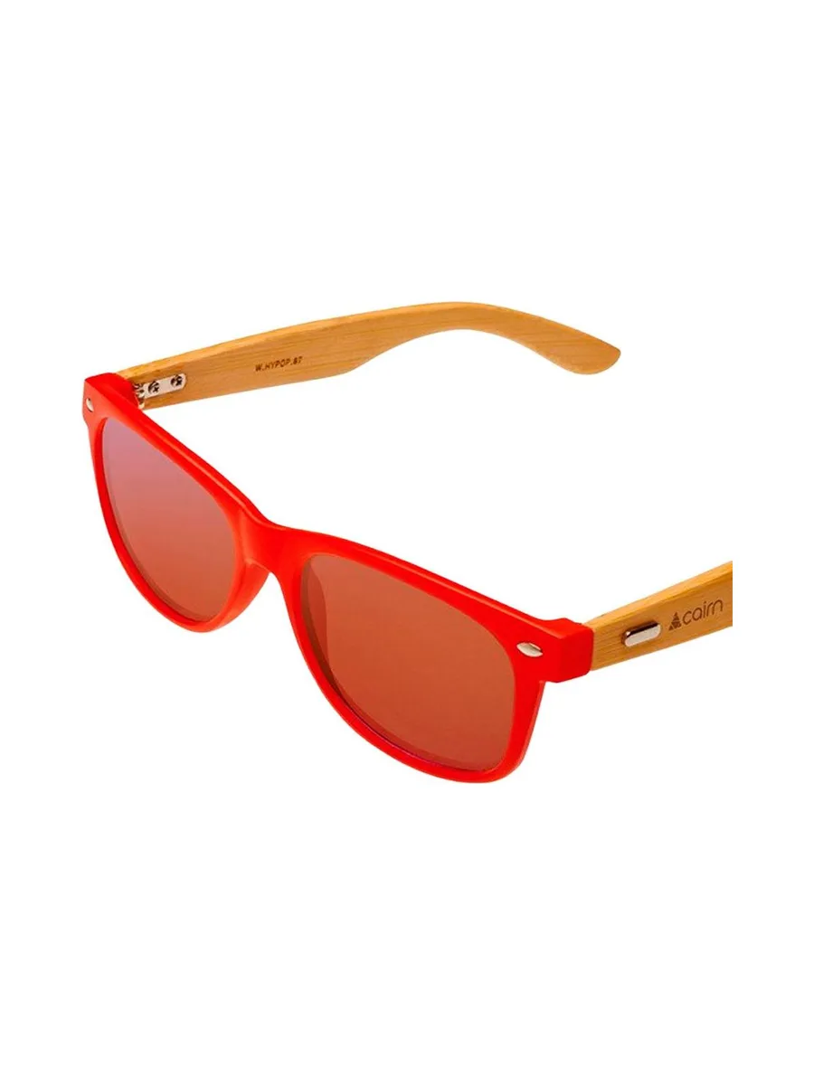 Lunettes de Soleil Rouge & Bois Homme Cairn Hypop 3