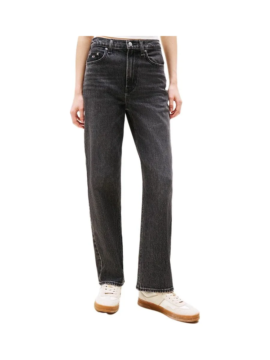 Jean Droit Gris Femme Tommy Hilfiger Layla 2