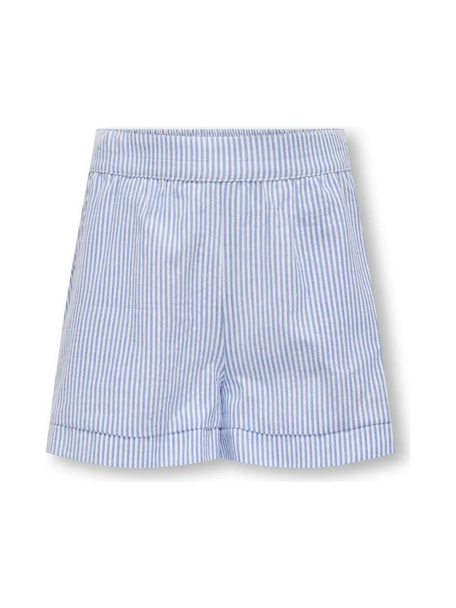 Short Bleu/Écru Fille Kids ONLY Kogsmilla 2