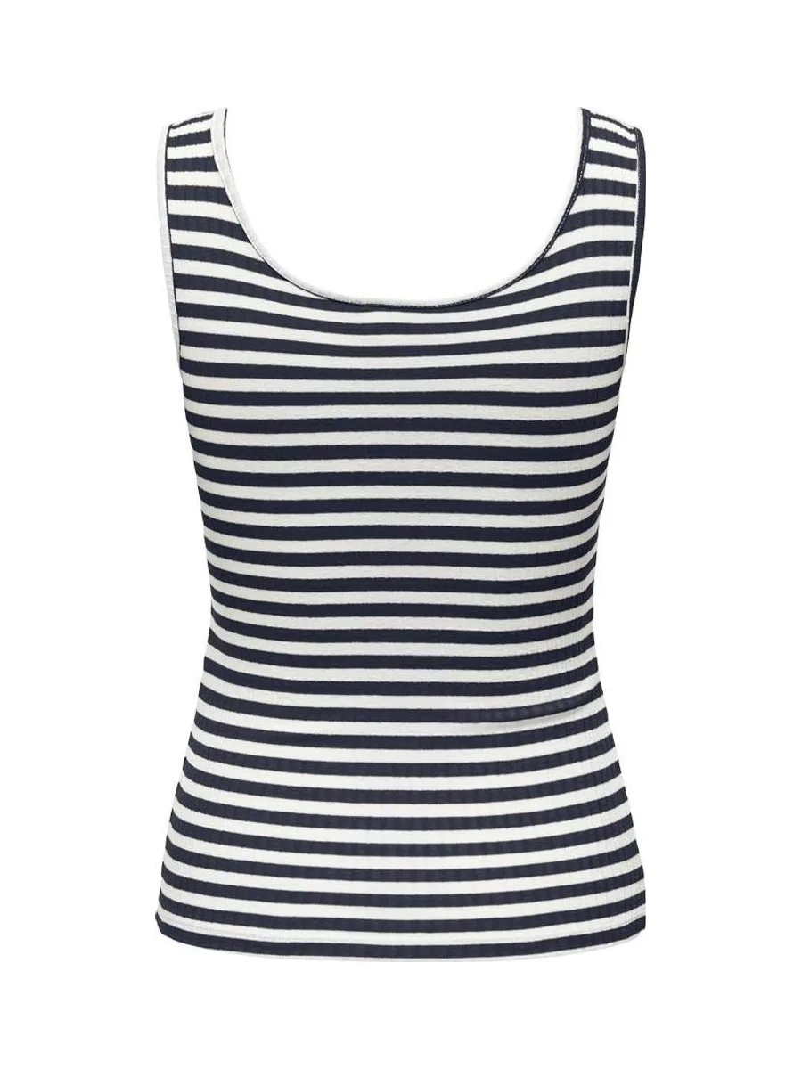Débardeur Marine/Blanc à Rayures Femme JDY Fransiska 3