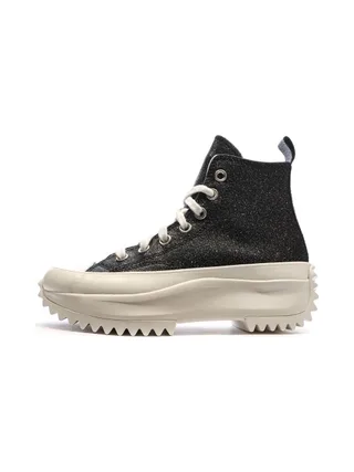 Baskets Noires à paillettes Femme Converse Run Star Hike 2