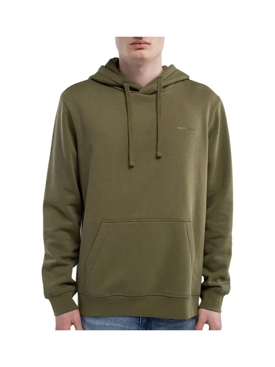 Sweat à Capuche Kaki Homme Teddy Smith Nark 2