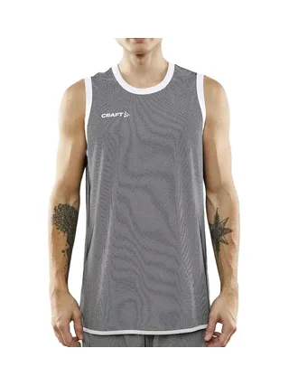Maillot Basketball Réversible Noir/Blanc Craft Progress 1