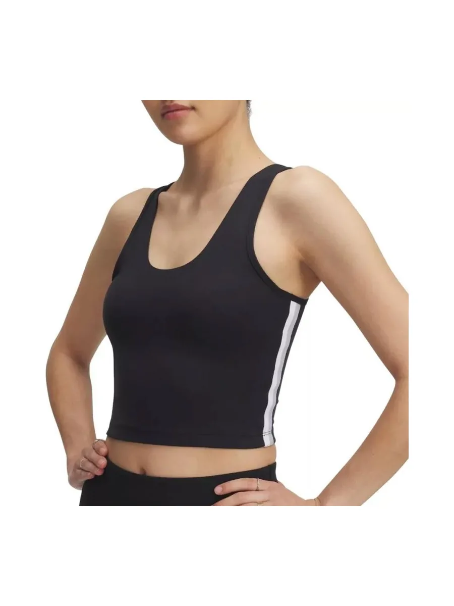 Débardeur de Sport Noir Femme Under Armour Motion Tape Tank 2