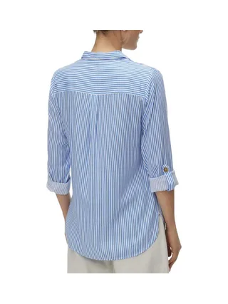 Chemise Bleu moyen/Blanc Femme Vero Moda Bumpy 2
