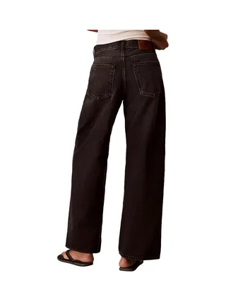 Jean Noir Femme Calvin Klein Jeans Low Rise Baggy 2