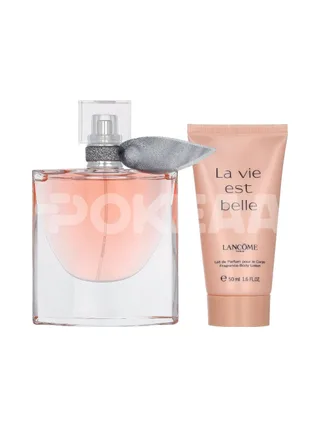 Lancome La Vie Est Belle Giftset 100ml - Edp Spray 50ml Refillable/Body Lotion 50ml 2