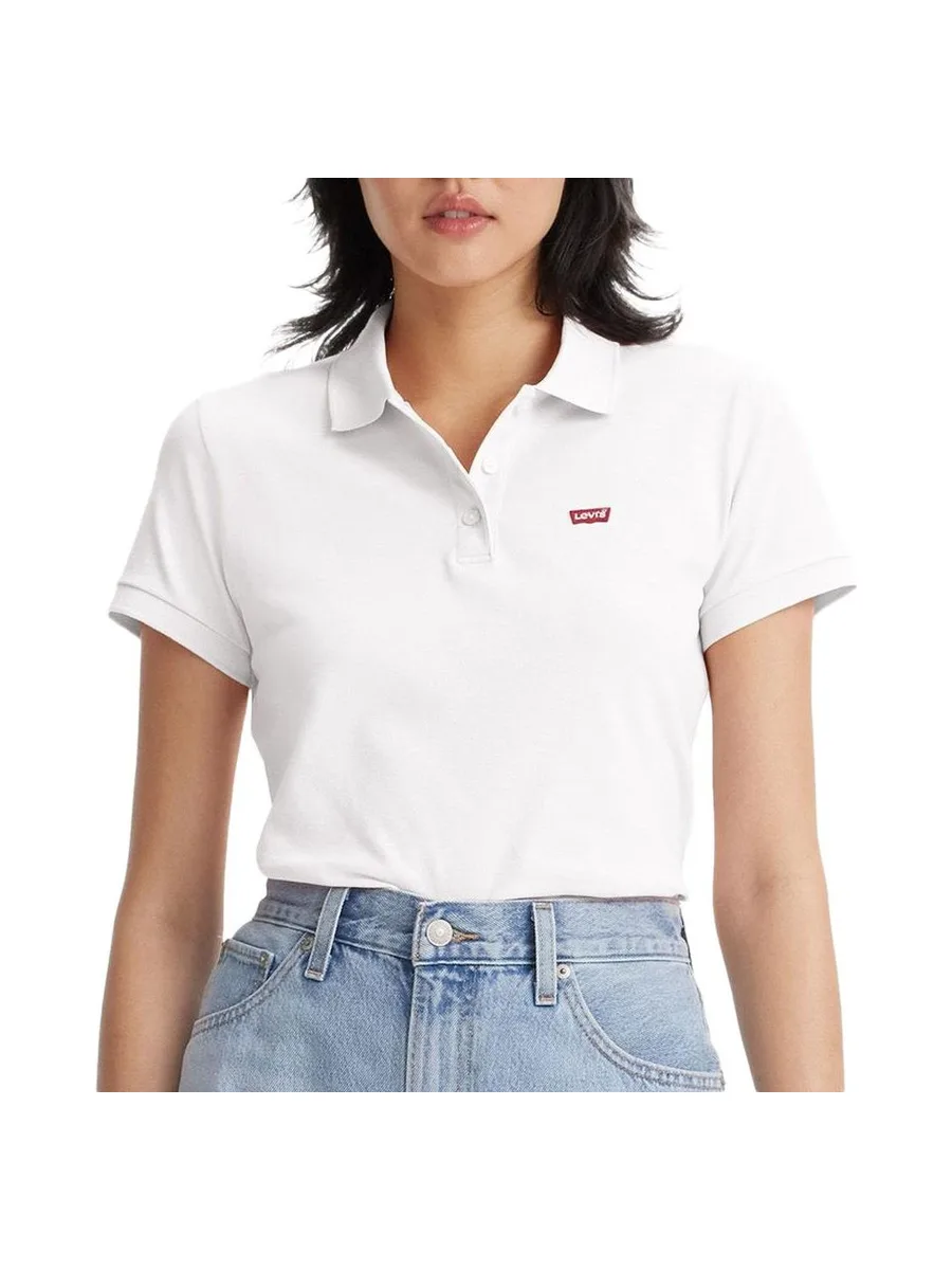 Polo Blanc Femme Levi's Levis Hm 2