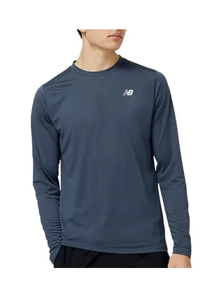 T-shirt Manches Longues Marine Homme New Balance Core 1