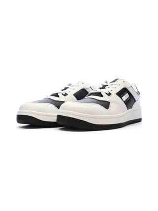 Baskets Blanches/Noires Homme Tommy Hilfiger Tjm Retro Basket 6
