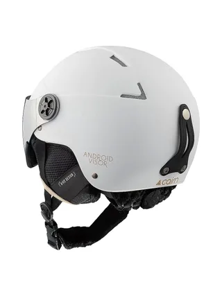 Casque Blanc Homme Cairn Android Visor 2