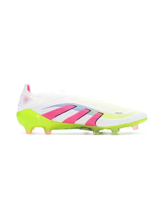 Chaussures de Foot Blanc/Rose Homme Adidas Predator Elite Ll AG 2