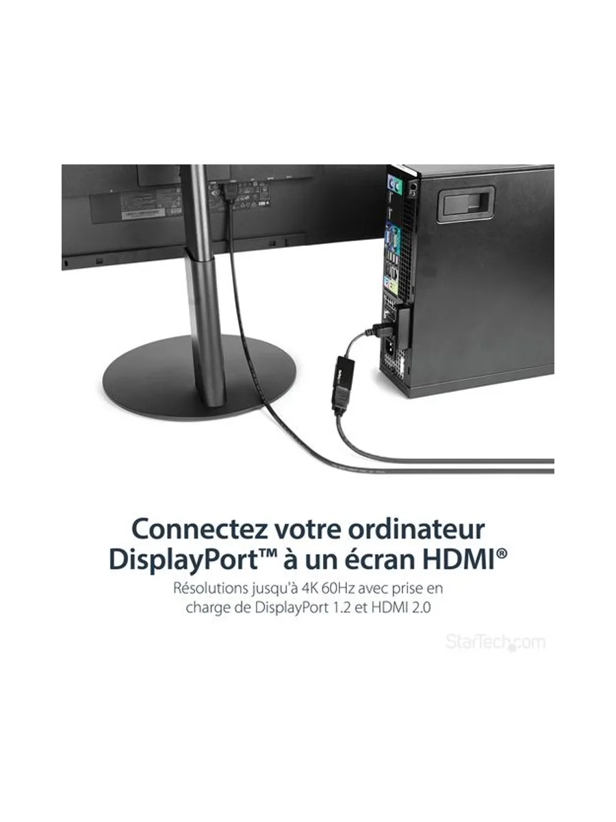 DisplayPort to HDMI Adapter - 4K 60Hz 8