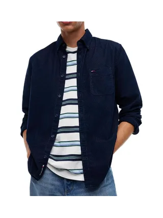 Chemise Marine Foncé Homme Tommy Hilfiger Baby 1