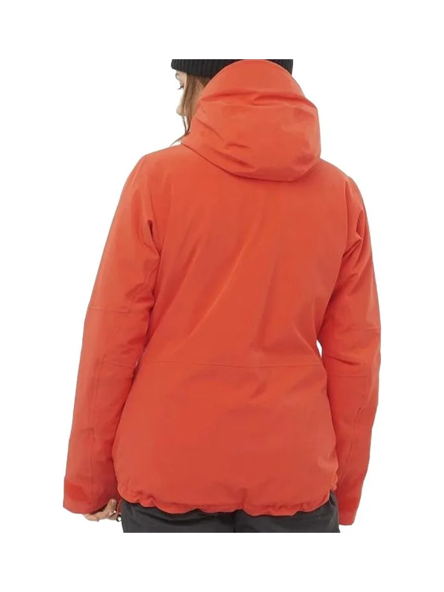Manteau Orange Femme Salomon Highland 3