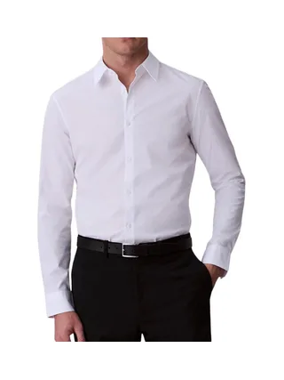 Chemise Blanche Homme Calvin Klein Jeans Solids LV040BM127 1