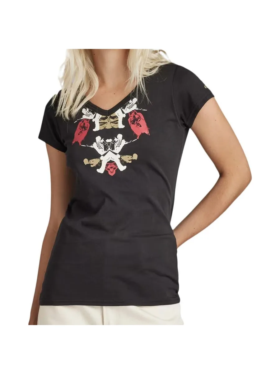 T-shirt Noir Femme G-Star Raw Look Book 2