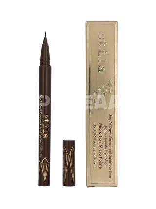 Stila Stay All Day Micro Tip Waterproof Liquid Eye Liner 0.5ml - Dark Brown 1