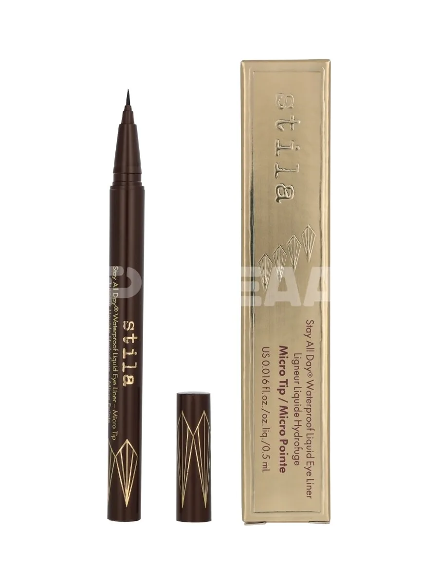 Stila Stay All Day Micro Tip Waterproof Liquid Eye Liner 0.5ml - Dark Brown 1
