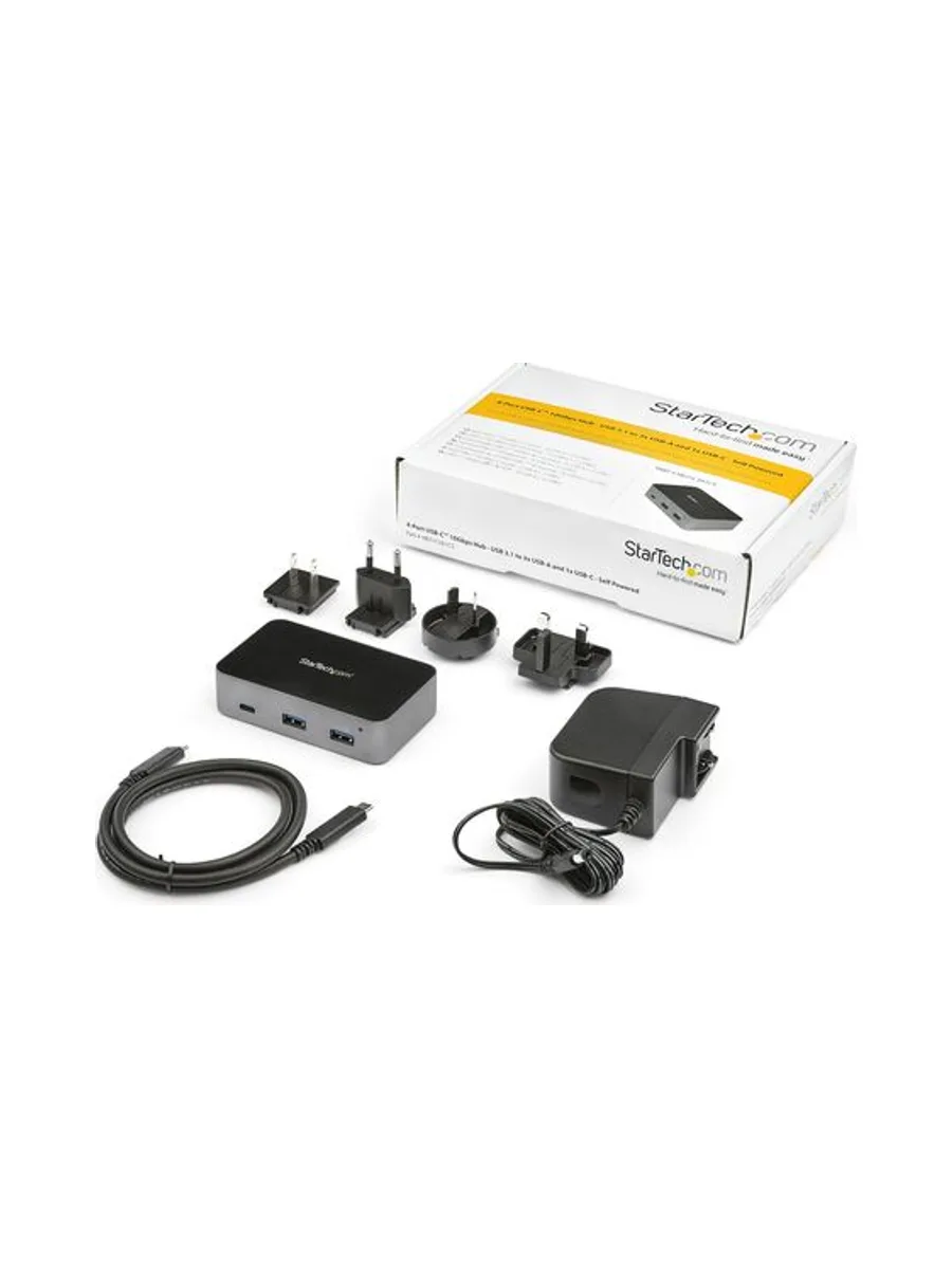 USB C Hub - Powered - 1x C/3x A 5
