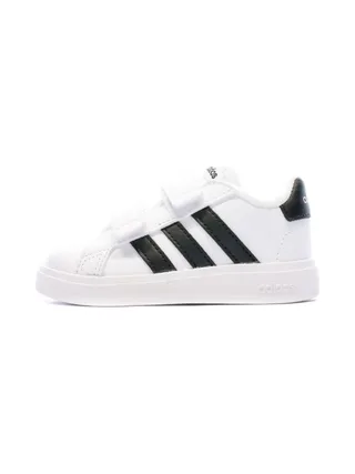 Baskets Blanc/Noir Bébé/Garçon Adidas Grand Court 2.0 1