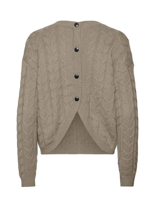 Pull Taupe Femme Vero Moda Tilda 2