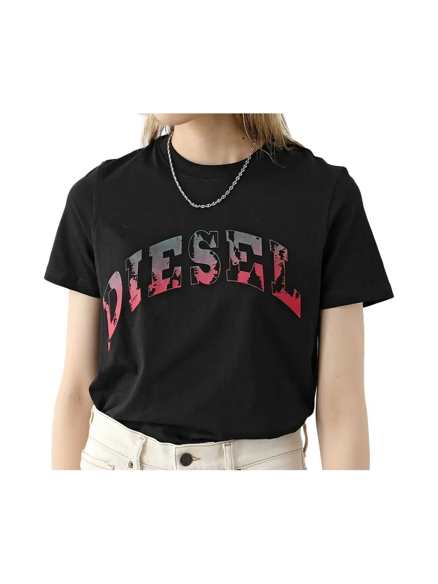 T-shirt Noir Femme Diesel g11 2