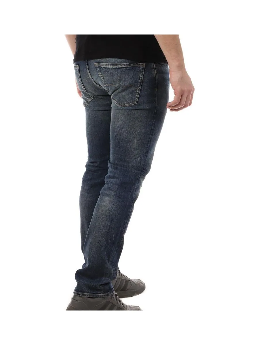 Jean Droit Bleu Délavé Homme Teddy Smith Reg 3