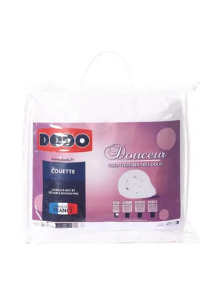 Couette Synthétique Toucher Doux Blanche Dodo 140x200 1