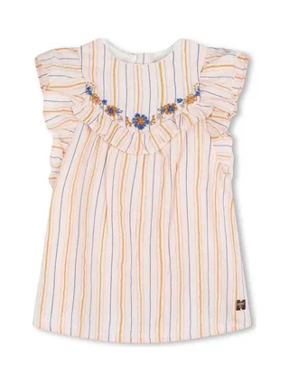 Robe à rayures Rose Bébé Fille Carrément Beau Y30097 1