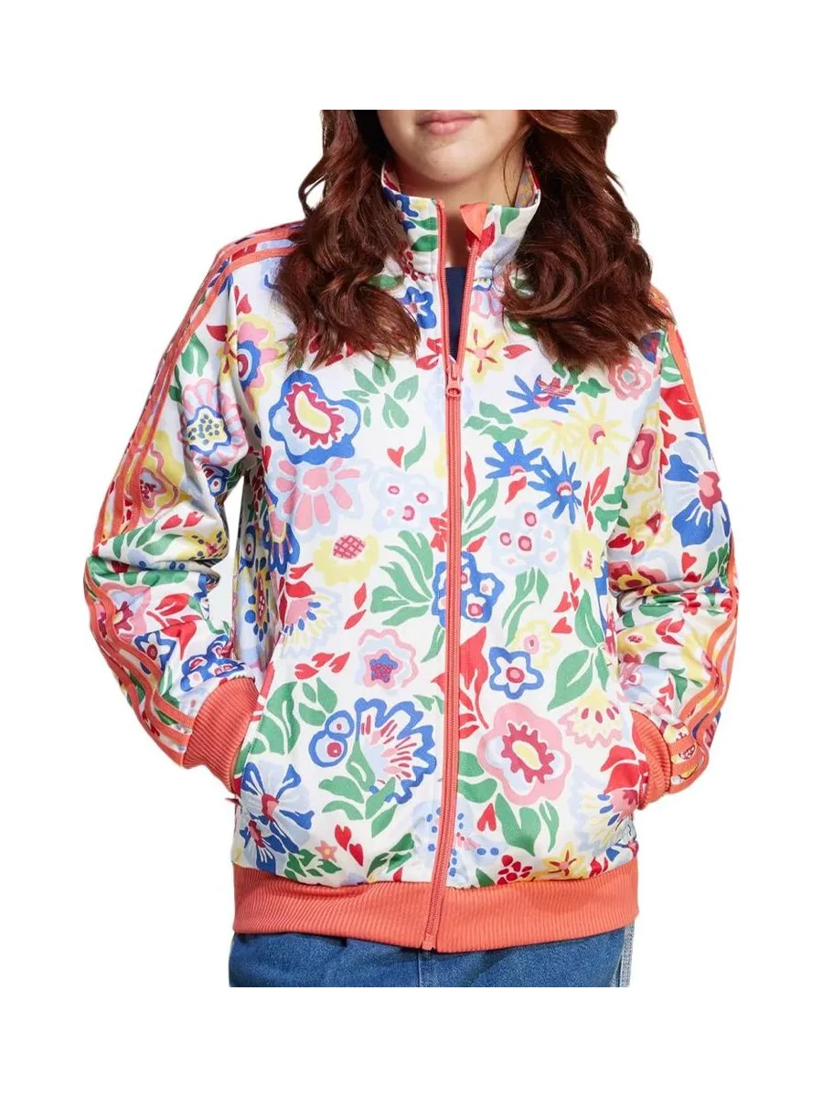 Veste Imprimé Rouge/Blanc Femme Adidas Firebird 2