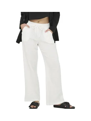 Pantalon Fluide Blanc Femme JDY Theis 1