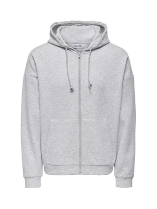 Sweat Zippé Gris Homme Only & Sons Chase 1