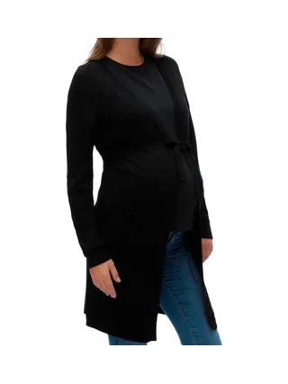 Gilet Noir Femme Mamalicious Jacina 1
