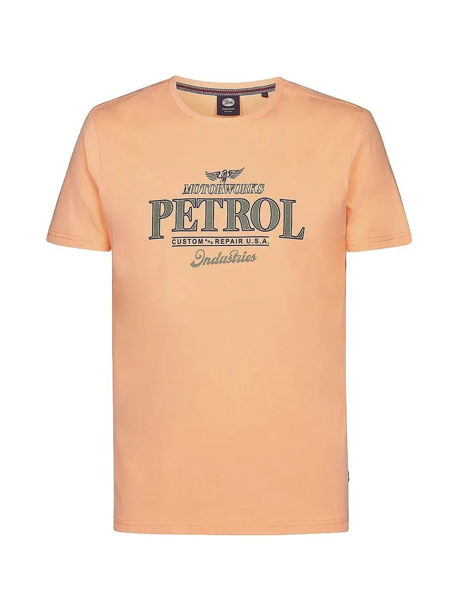T-Shirt Orange Homme Petrol Industries Classic 2