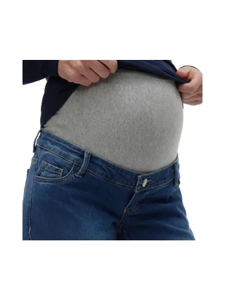 Jean Bleu Femme Vero Moda Maternity Bumpband 3
