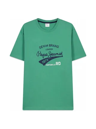 T-Shirt Vert Homme Pepe jeans Nd 1