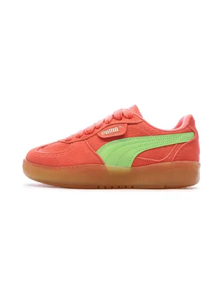 Baskets Oranges/Vertes Femme Puma Palermo Moda Xtra 1