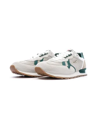 Baskets Grises/Vertes Homme Pepe jeans Brit Retro 6