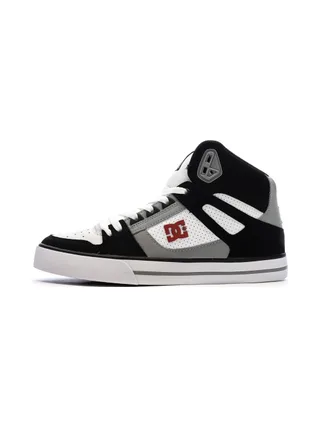 Baskets Blanches/Noir Homme Dc shoes Pure High 1