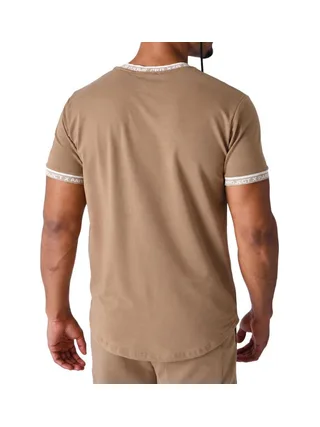 T-Shirt Taupe/Blanc Homme Project X Paris 2511114 2