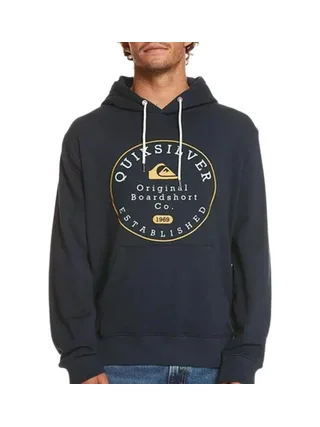 Sweat Noir Homme Quiksilver Circletrimhood 1